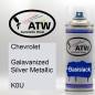 Preview: Chevrolet, Galavanized Silver Metallic, K0U: 400ml Sprühdose, von ATW Autoteile West.